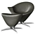 Compact Plateau Lounge Chair 3D model small image 6