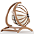 Gaya Hanging Hammock Chair Basket 3D model small image 4