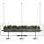 Modern Plant Light Pendant Fixture 3D model small image 2