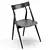 Sleek LIZZY Chair - Arflex 3D model small image 3