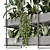 Gray Pots Hanging Plant Set 3D model small image 5