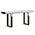 Elegant Marble Console Table 3D model small image 1