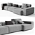 Modular Sofa Design by LEMA 3D model small image 2