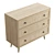 Boho Rattan 3 Drawer Chest 3D model small image 5