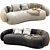 Eichholtz Amore Sofa 3D Model 3D model small image 1