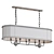 Modern Linear Chandelier, Heddle Eight 3D model small image 2