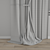 Polygonal Curtain Model with Textures 3D model small image 3