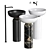 JOLIE Artceram Washbasin Set 3D model small image 1