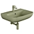 VitrA Shift Washbasin 60 cm 3D model small image 2