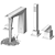 Elegance Height Basin Mixer 3D model small image 4