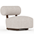 Elegant Navagio Occasional Chair 3D model small image 2