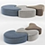Trilogy Ottoman Set 2017 3D model small image 1