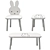 Miffy Scandinavian Kids Furniture Set 3D model small image 2