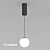 Modern Hanging Pearl Pendant Light 3D model small image 1