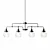 Sleek 4-Light Linear Pendant 3D model small image 2