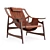 Vintage Brazilian Rocking Chair 3D model small image 1