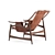 Vintage Brazilian Rocking Chair 3D model small image 3