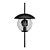 Versatile Outdoor Steel Sconce 3D model small image 2