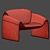 Luxury Modern Poliform Armchair 3D 3D model small image 6