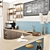 Modern Coffee Shop Setup Kit 3D model small image 6