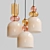 - Modern Metal Glass Pendant Combo 3D model small image 2