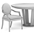 Tosconova Diamond Round Table & Brunelleschi Chair 3D model small image 4