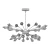 Black Metal Volanti Chandelier 3D model small image 2