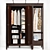 Idanas Wardrobe with TurboSmooth 3D model small image 1