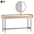 CANELLI Vanity Table with Mirror 3D model small image 2