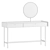 CANELLI Vanity Table with Mirror 3D model small image 3