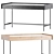 Modern Desk Canelli 3D model small image 1