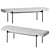 Modern Canelli Bench 3D model small image 2