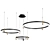 Sleek Mercury Pendant Light Fixture 3D model small image 1