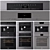 Miele Double Oven Collection & Coffee Maker 3D model small image 1