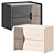 Avana Bedside Table 3D model small image 1