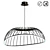 Celeste LED Ceiling Light 3D model small image 1