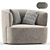  Elain Molteni Luxury Armchair 3D model small image 1