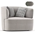  Elain Molteni Luxury Armchair 3D model small image 3
