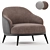 Modern Leslie Armchair 3D Model 3D model small image 2