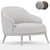 Modern Leslie Armchair 3D Model 3D model small image 5