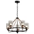 Elegant Rivoli Lilo Pendant Chandelier 3D model small image 1