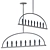 Modern Linear Black Chandelier Pendant 3D model small image 2
