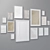 Multi-Frame Wall Art Set 3D model small image 3