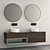 Stylish Modern Bathroom Cabinet | No. 139 3D model small image 7