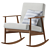 Modern Fox Rocking Chair 3D Model 3D model small image 2