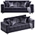Sleek Modern Intens Sofa V2 3D model small image 1
