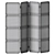 Handwoven Rattan Room Divider 3D model small image 2