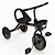 Moby Kids Raccoon Trike 3D model small image 4