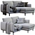 Modern Smedstorp Sofa By Ikea 3D model small image 4