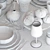 Minimalist Table Setting Accents 3D model small image 7